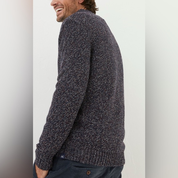 NWT - Fat Face Men's Wool Blended Half Neck Sweater - Size L - Picture 3 of 11